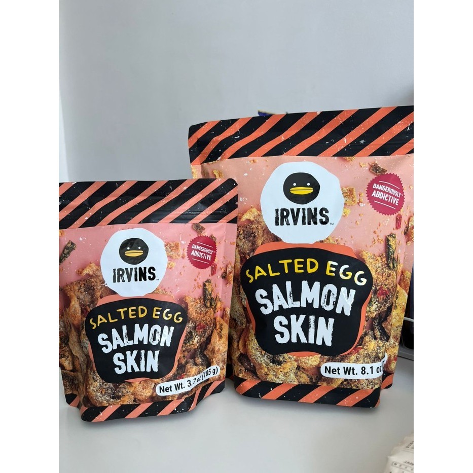 IRVINS Salted Egg Salmon Skin