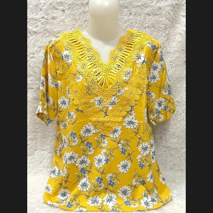 Blouse Katun Import #020/Baju Atasan Wanita/Ibu-Ibu