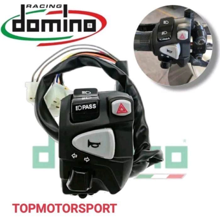 Baru SAKLAR LAMPU MOTOR VARIO 160 KIRI DIM KLAKSON SEIN DOMINO