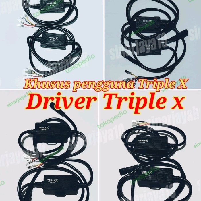 Baru khusus driver lampu led triple x M1 X1 M3 M5 sorot tembak kabut laser