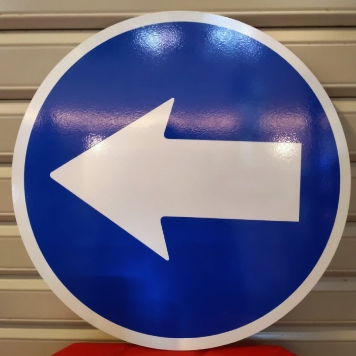 

sign plat arah PANAH / rambu tanda panah model bulat
