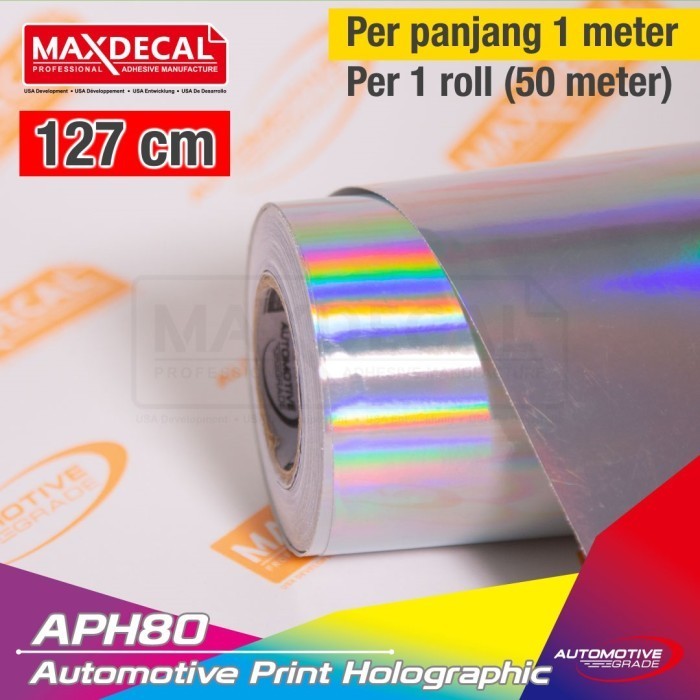 

MAXDECAL Holographic Mirror Chrome Vinyl Printable Solvent