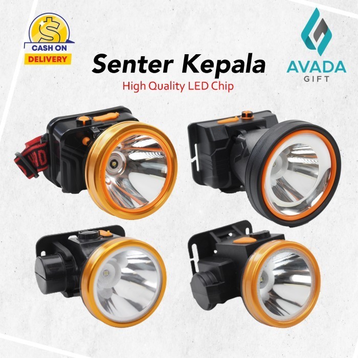 Senter Kepala 100 WATT & 30 WATT LED Waterproof Headlamp Anti Air