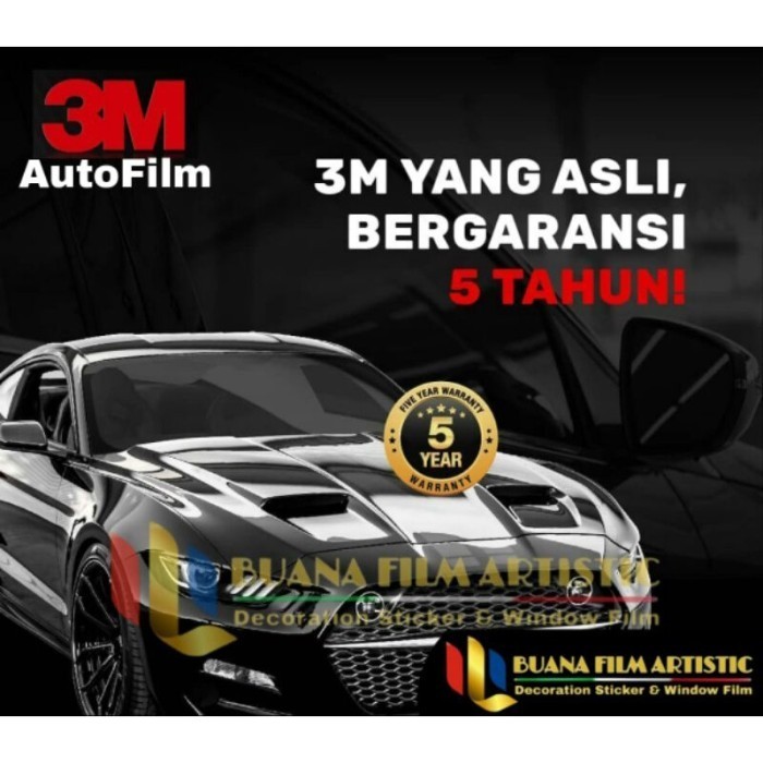 Terlaris Klh Kaca Film 3M/Kaca Film Mobil 3M/Black Beauty/Kaca Film Hitam/Promo