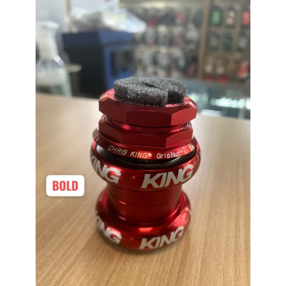 HEADSET CHRIS KING GRIPNUT - RED