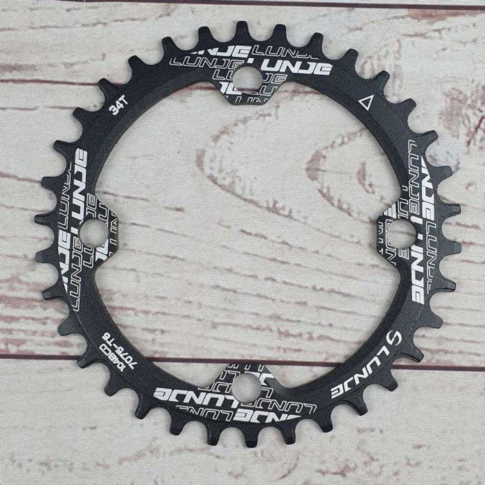 LUNJE GIGI CHAINRING SEPEDA ALUMINIUM 34T 104BCD - BCD104