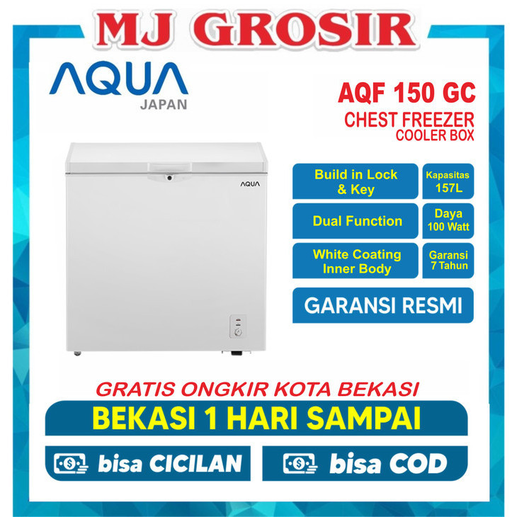 Best Aqua Aqf 150 Fr Chest Freezer Box 150Fr Lemari Pembeku 146 Liter