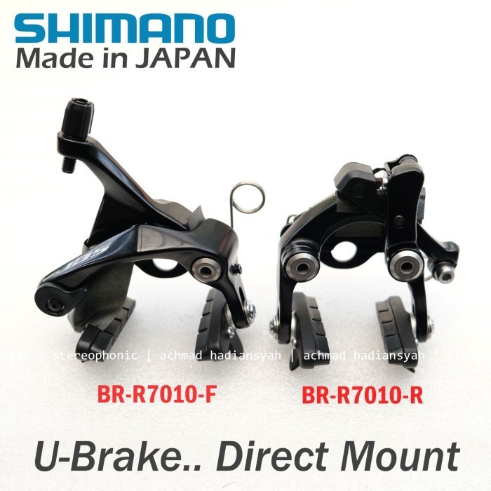 UBRAKE SHIMANO 105 DIRECT MOUNT R7010 JAPAN BR-R7010-R DAN BR-R7010-F