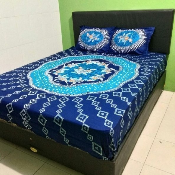 SPREI BATIK REMEK UKURAN 180x200 160x200 BAHAN KATUN HALUS ADEM NYAMAN