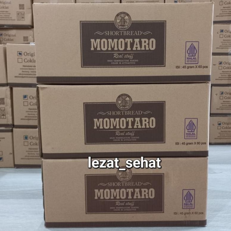 

{cookies} Roti Momotaro cookies 1 dus isi 60pcs varian ORIGINAL, COKLAT dan KELAPA TERLARIS