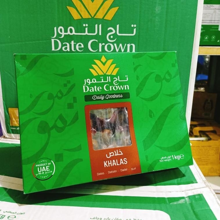 

POJ Kurma Date Crown Khalas 1 kg Kemasan Terbaru TERLARIS