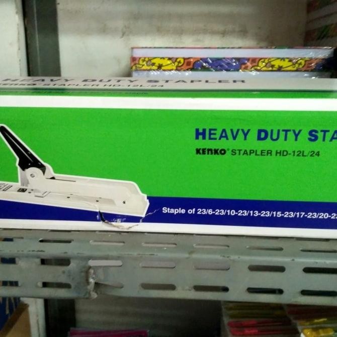 

Mesin Buat Jilid Buku, Kardus/Heavy Duty Stapler Hd-12L/24 Kenko.