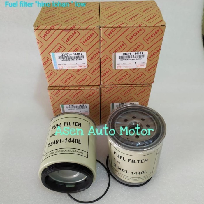 FUEL FILTER LOW HINO LOHAN FILTER SOLAR BAWAH HINO LOHAN 23401-1440L