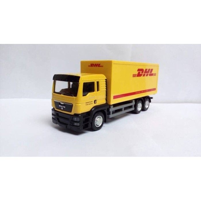 Diecast Miniatur Truk MAN tgs DHL Diecast Truck