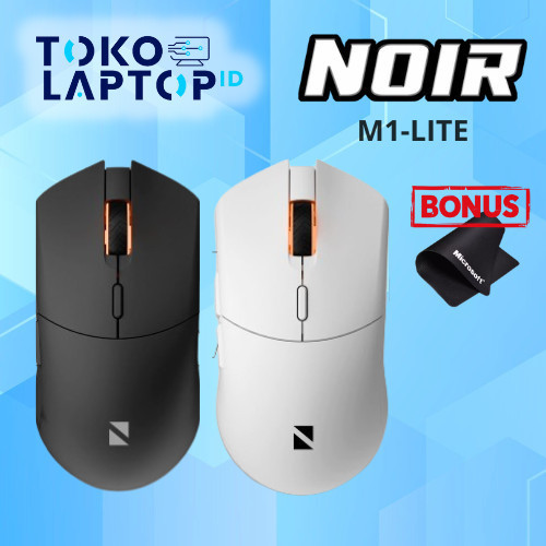 Noir M1 Lite Wireless Gang Mouse Pmw-3325 Garansi Res