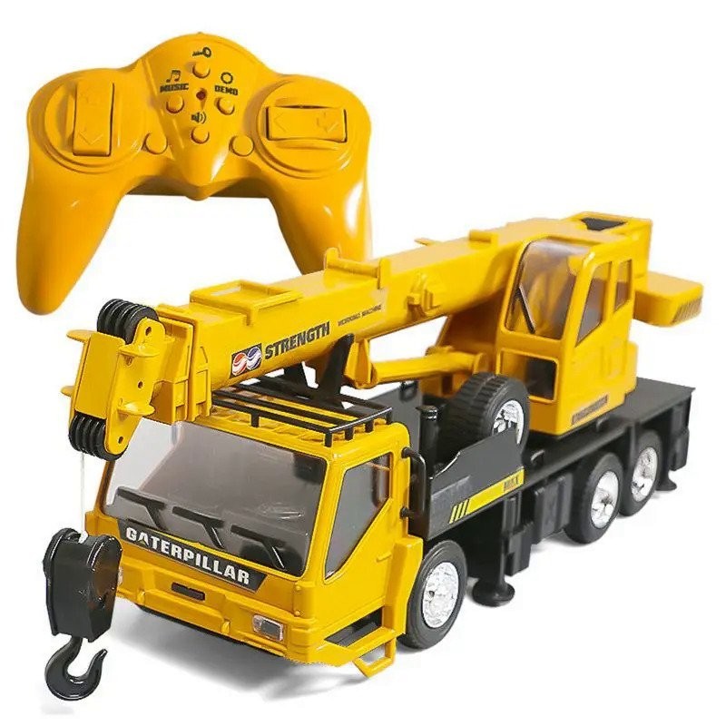 Mainan Mobil Rc Hoist Crane RC 2.4G, Mobil Remote Control Nirkabel, Mesin Pengangkat RC Besar, Maina