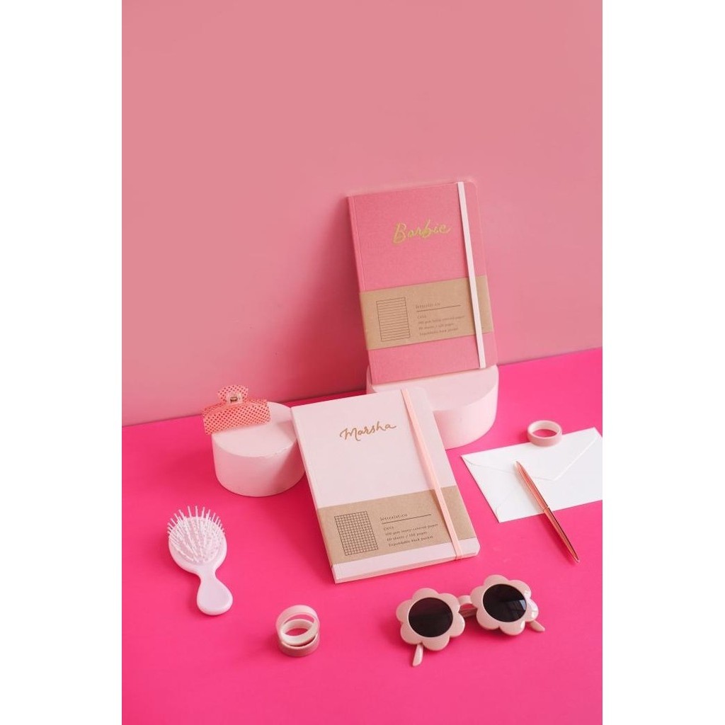 

NEW TERBARU CAVA BARBIE NOTEBOOK PINK/ JURNAL / DIARY / AGENDA / BUKU CATATAN PACKING BAGUS