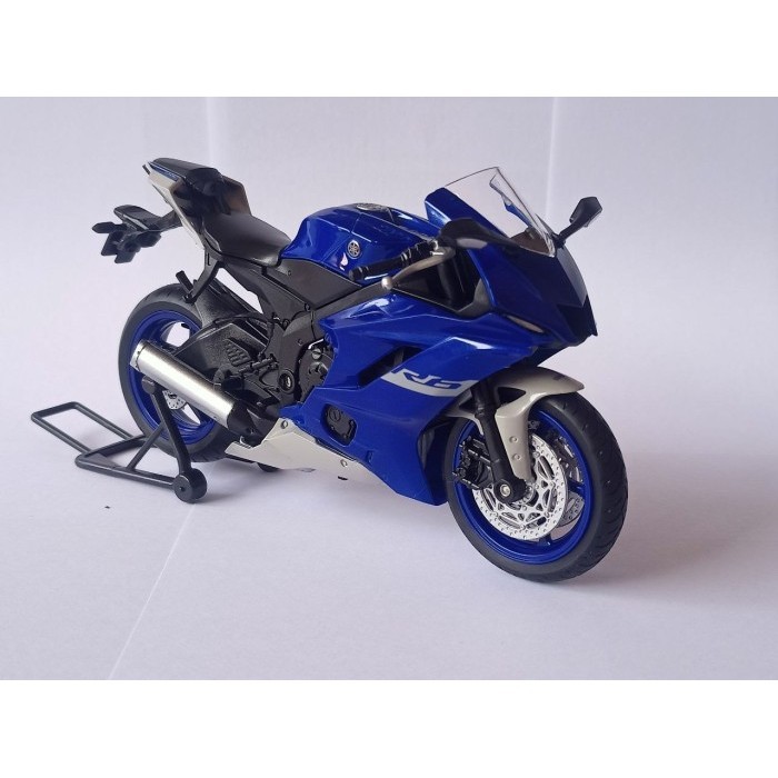 Diecast Motor Yamaha Yzf-R6 U Welly Skala 1:12 Niatur