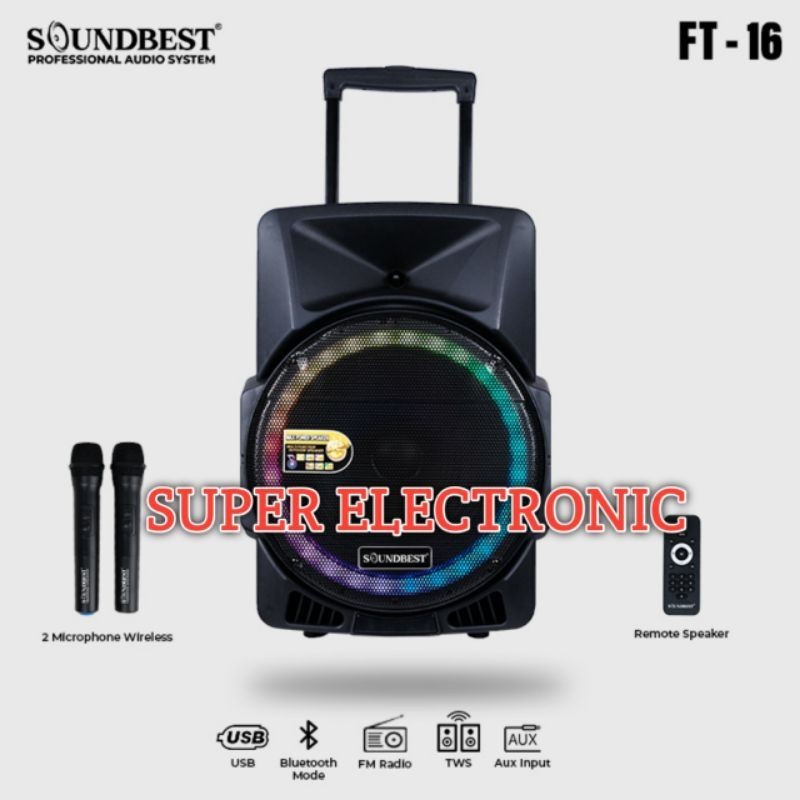 SPEAKER SOUNDBEST FT16 ORIGINAL SPEAKER 15INCH GARANSI RESMI