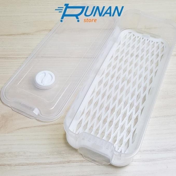 CR - Kotak Makanan Kulkas Box Penyimpanan Makanan Plastik Tempat Buah Sayur TERLARIS