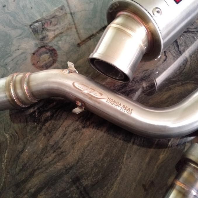 Knalpot Cld Racing Beat Karbu Beat Fi Vario 110 Old Type C1 Bulat