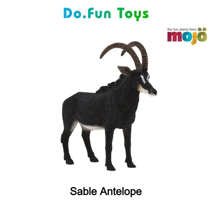 

SABLE ANTELOPE ANIMAL FIGURE/ MINIATUR BINATANG SABLE ANTELOPE BY MOJO