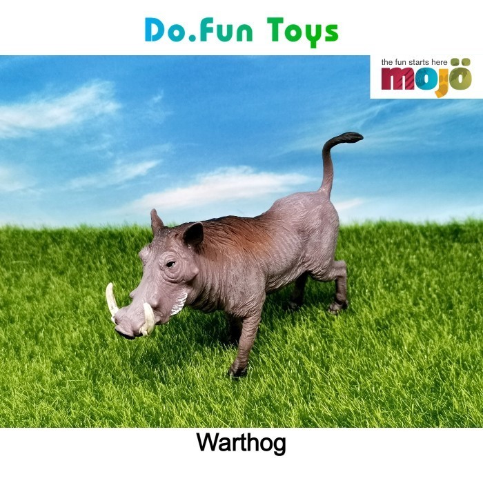 

WARTHOG ANIMAL FIGURE / MINIATUR BINATANG BABI LIAR AFRIKA BY MOJO