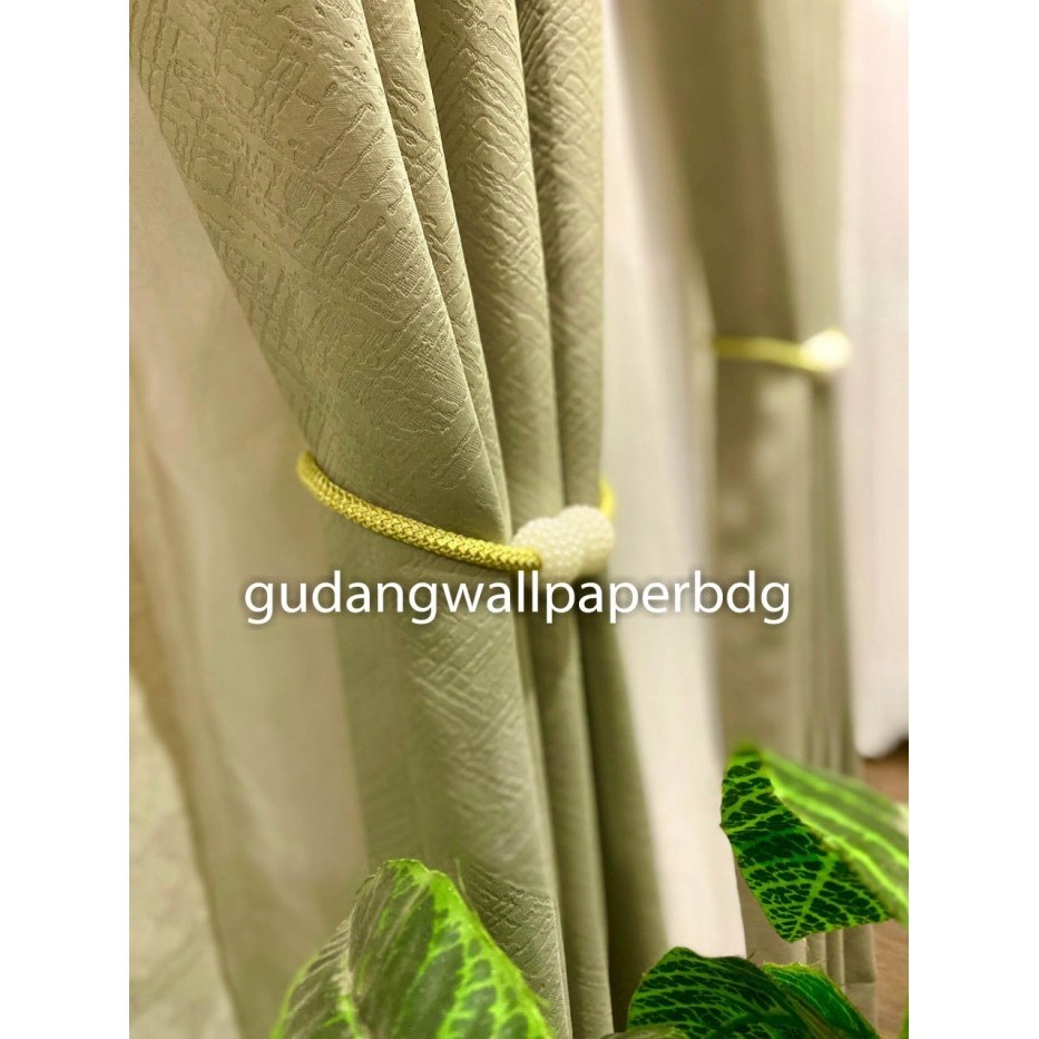 GORDEN TIRAI IMPORT PREMIUM BLACKOUT HIJAU MINT PASTEL COKLAT EMBOSS