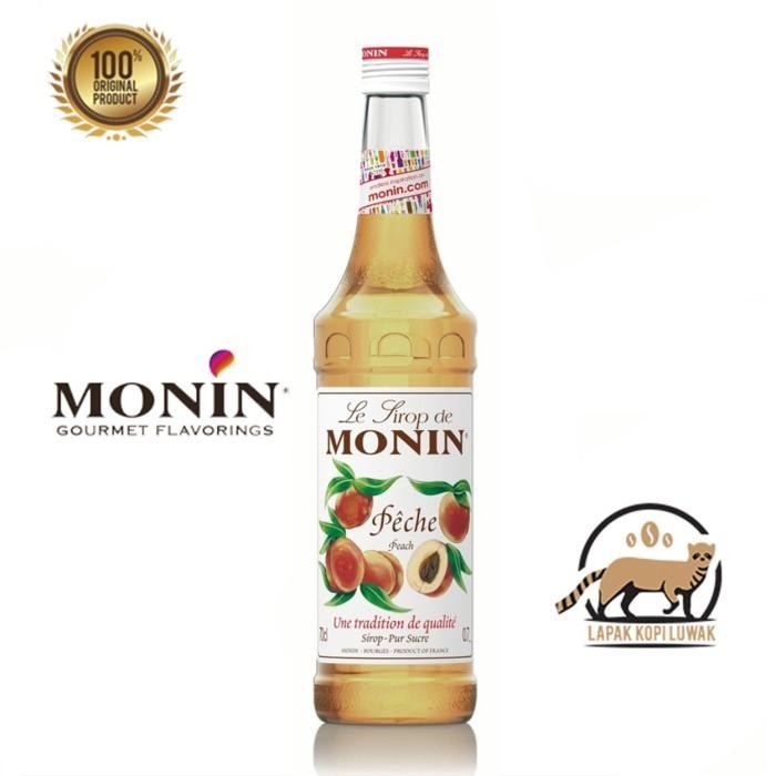 

Peach Syrup Merk Monin