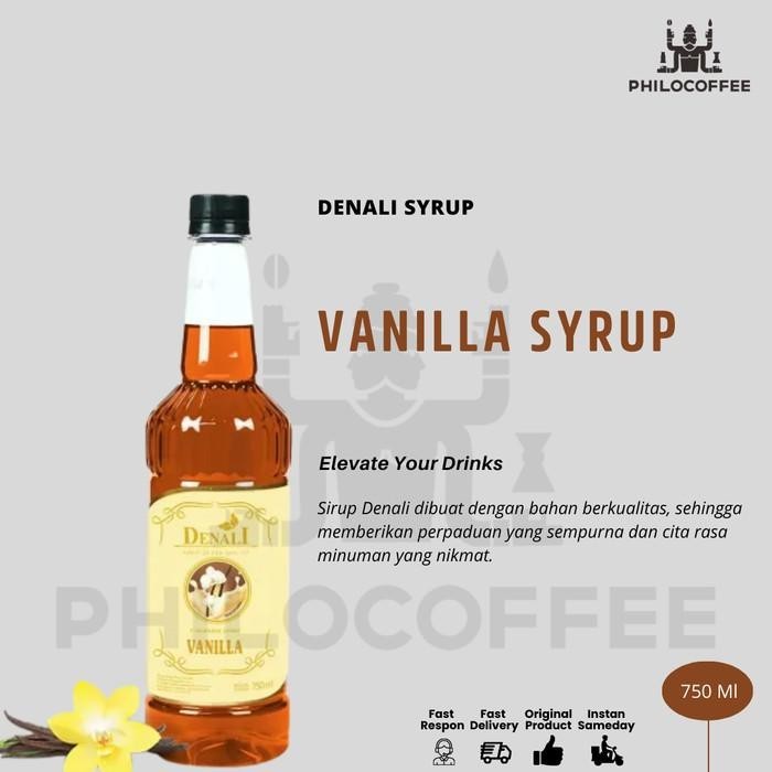 

Denali Syrup Vanilla 750Ml | Sirup Premium Denali