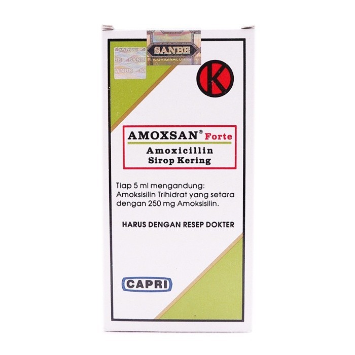 AMOXSAN FORTE DRY SIRUP 60 ML / AMOXICILLIN / ANTIBIOTIK