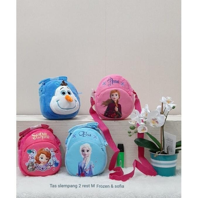 Tas Selempang Frozen/Sling Bag Elsa Ana/Tas Karakter Frozen/2 Rest M