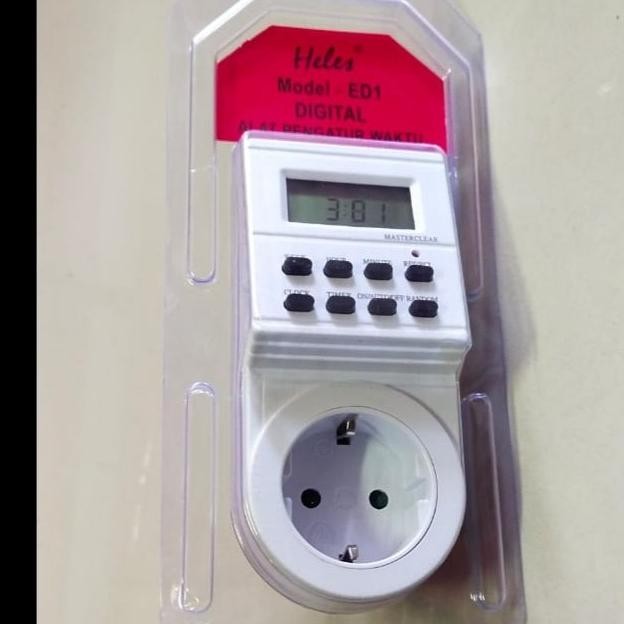 TIMER DIGITAL HELES ED-1/STOP KONTAK TIMER LITRIK DIGITAL HELES ED1