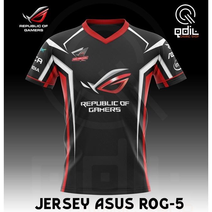 New - JERSEY KAOS BAJU GAMING ASUS ROG 5 ,.