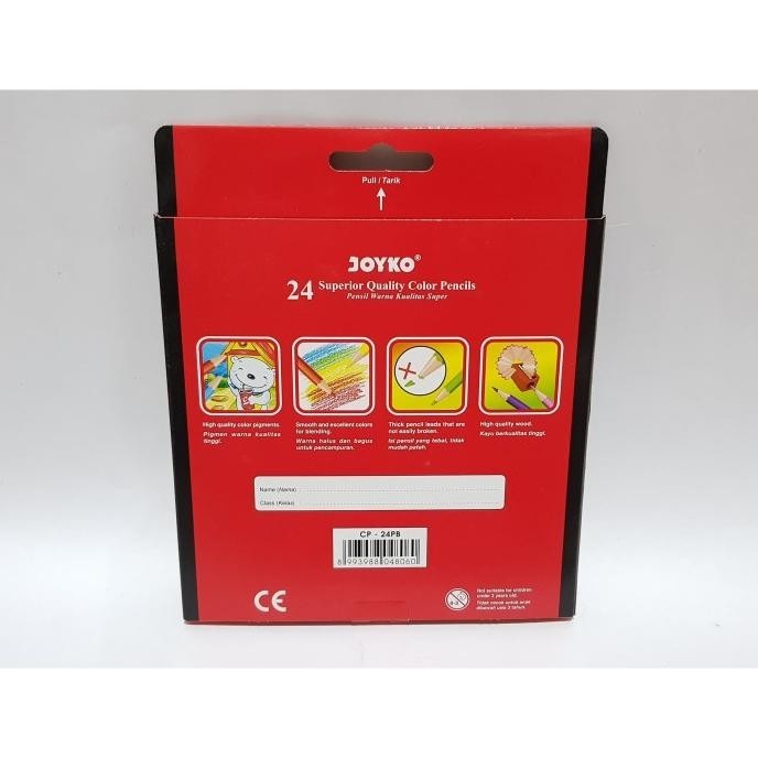 

Update! Joyko Pensil Warna set 24 Panjang ,.