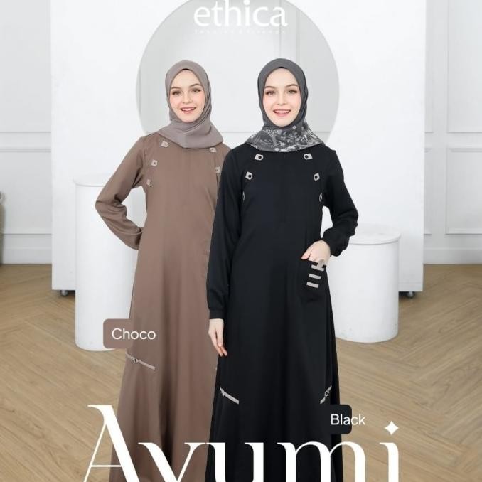Terbaik Gamis Ethica Ayumi 446 Stok Terbatas