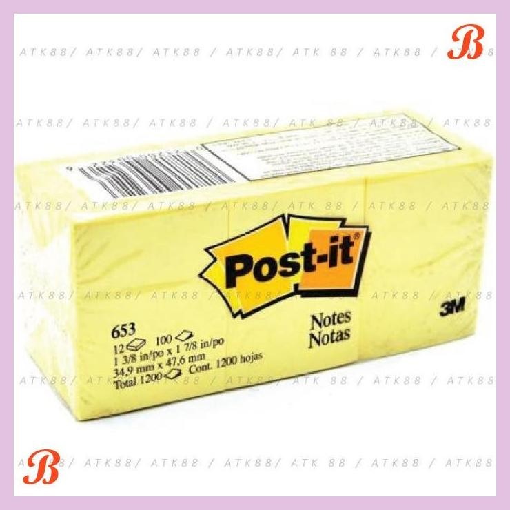 

| PGT | STICKY NOTES POST-IT NO. 653 1 PAD. 38 X 51 MM