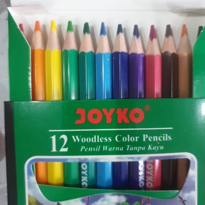 

Berkualitas! Pensil Warna Joyko CP-107 12 W Pendek !!