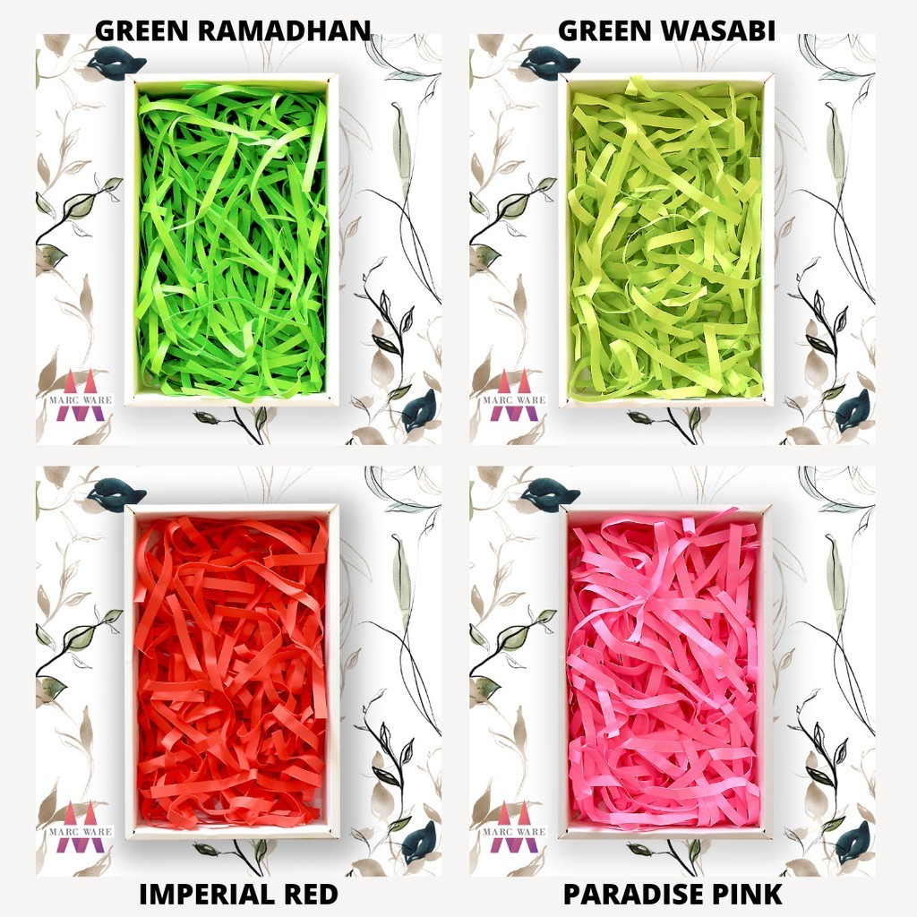 

TOP PRODUK 100gr Kertas Serut Murah Kertas Cacah Kertas Sobek Packing Shredded Paper Filler Termurah