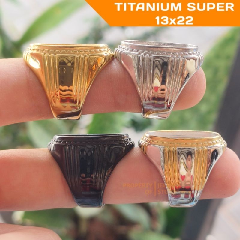 4ds Ring cincin titanium super 13x22