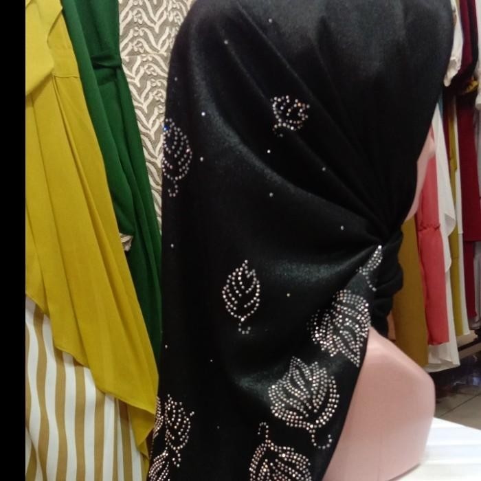 Hijab Segi Empat Payet - Jilbab Pesta - Hijab Swarovski - Hijab Mewah