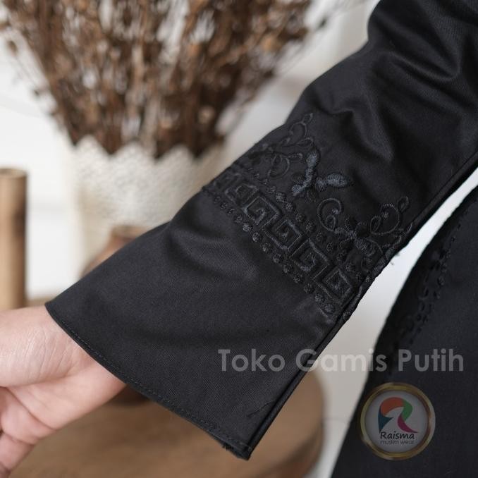 Baju Gamis Hitam / Gamis Hitam Polos / Gamis Hitam Katun