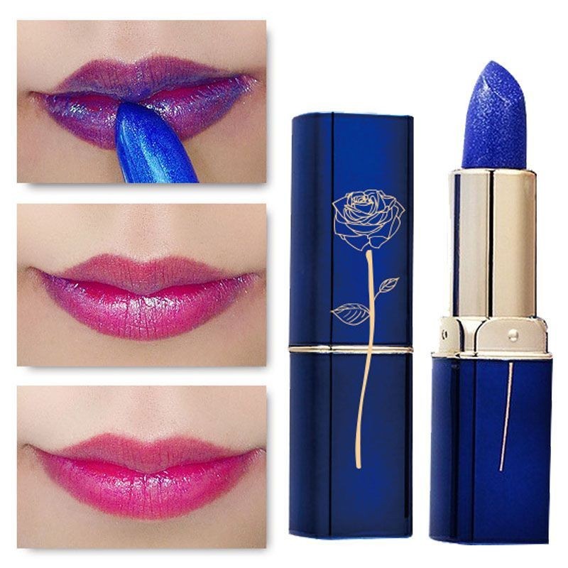 Lipstik Biru LEXYCOCO / Lipstik Magic