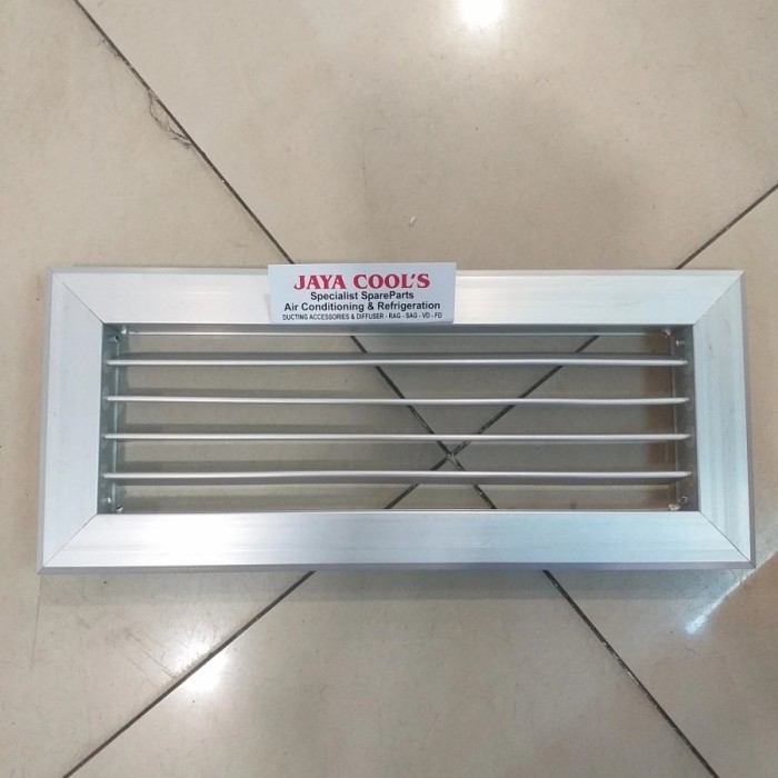 Ready grill ac 10 x 30 cm ukuran dalam grill ac ducting