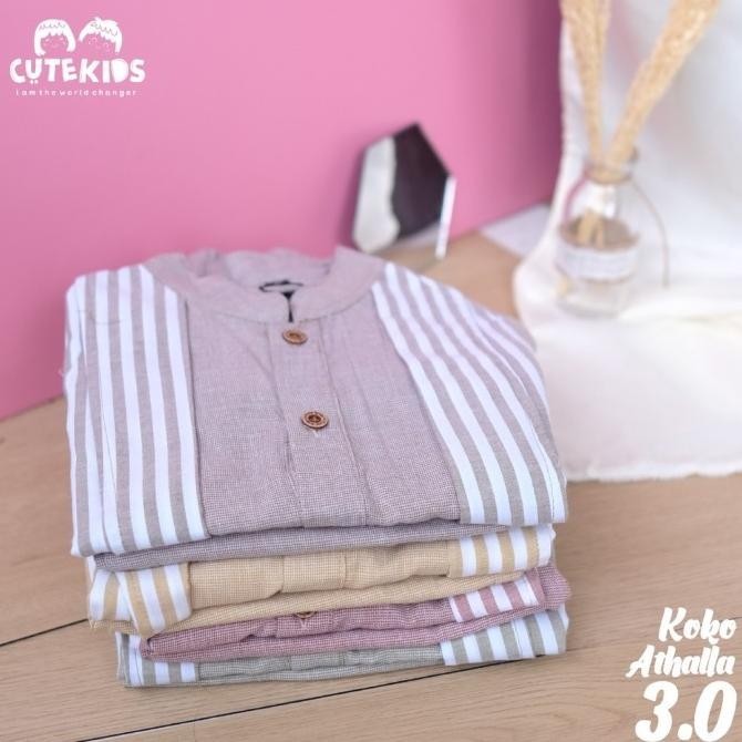 Baju Koko Setelan Anak Bayi Laki Laki Athalla 6 12 Bulan 1 2 3 4 Tahun