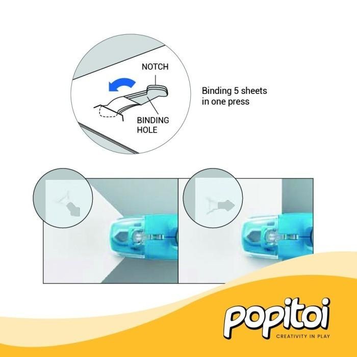 

KOKUYO Harinacs COMPACT ALPHA Stapleless Stapler Best Seller