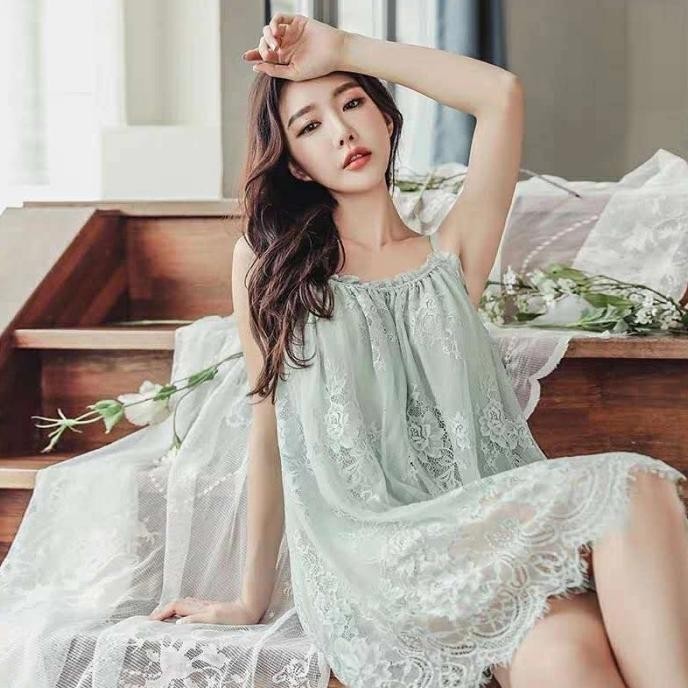 baju tidur wanita/cewek/sexy transparan daster Bali dress santai BS01