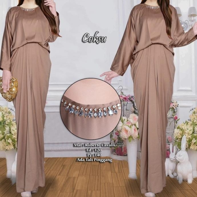Kaftan Modern Terbaru Muslim Cantik Kaftan Lebaran Remaja Ariana