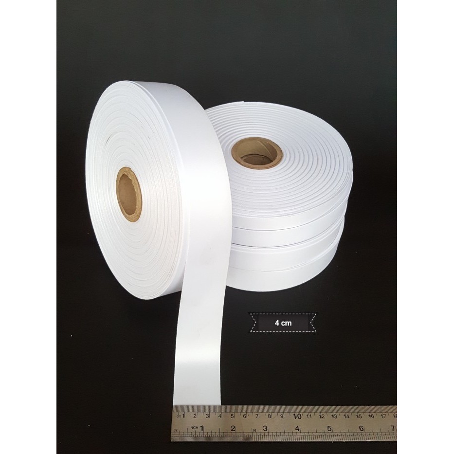 

tali pita lanyard tisu tissue printing sublime ukuran 4 cm