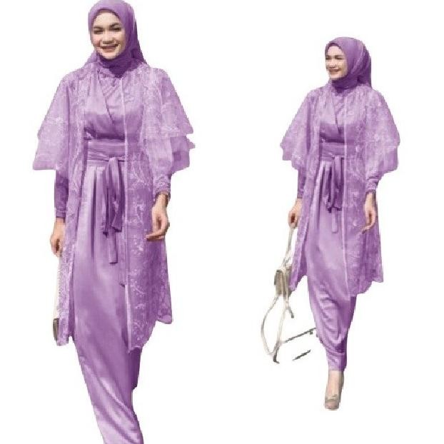 Maxi Lucia Lilac [Gamis 0100] Vct Baju Gamis Wanita Terbaru
